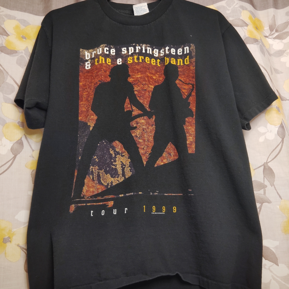 Vintage Black Bruce Springsteen 1999 Tour T-Shirt